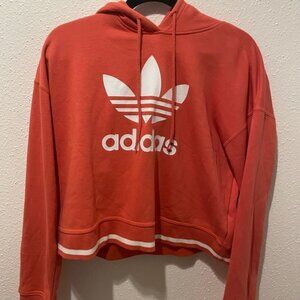 NWOT Adidas Originals Active Icons Cropped Hoodie Size Medium